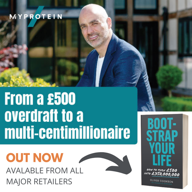 Myprotein Oliver Cookson Case Study - From a &pound;500 overdraft to a multi-centimillionaire